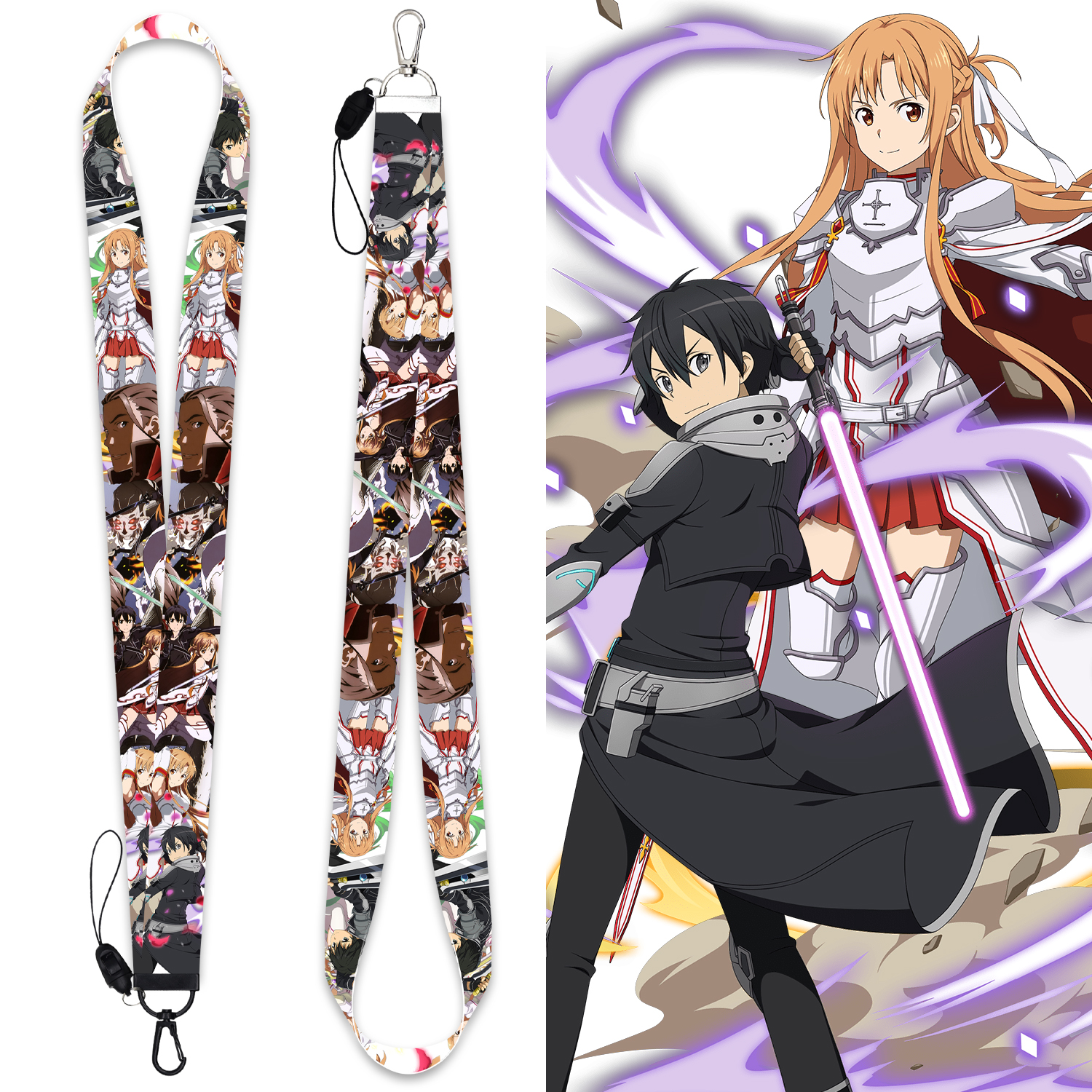 sword art online  anime lanyard phonestrap 45cm*2.5cm