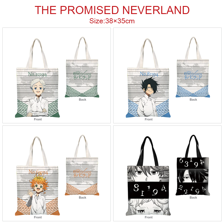 The Promised Neverland anime bag