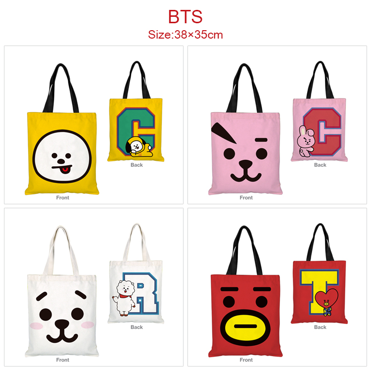 BTS anime bag