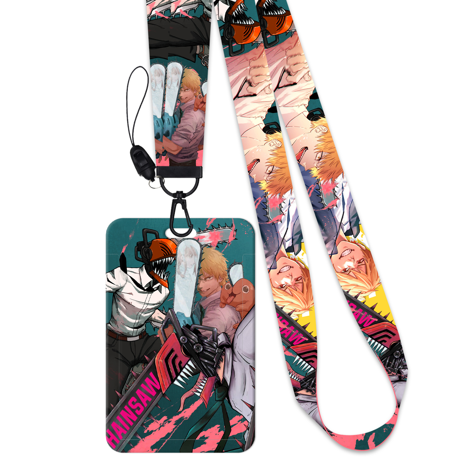 chainsaw man anime lanyard phonestrap 45cm*2.5cm