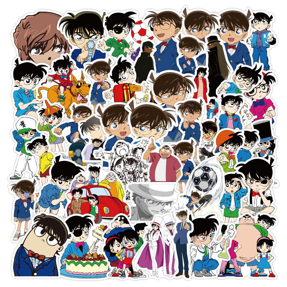 Detective Conan anime waterproof stickers (50pcs a set)