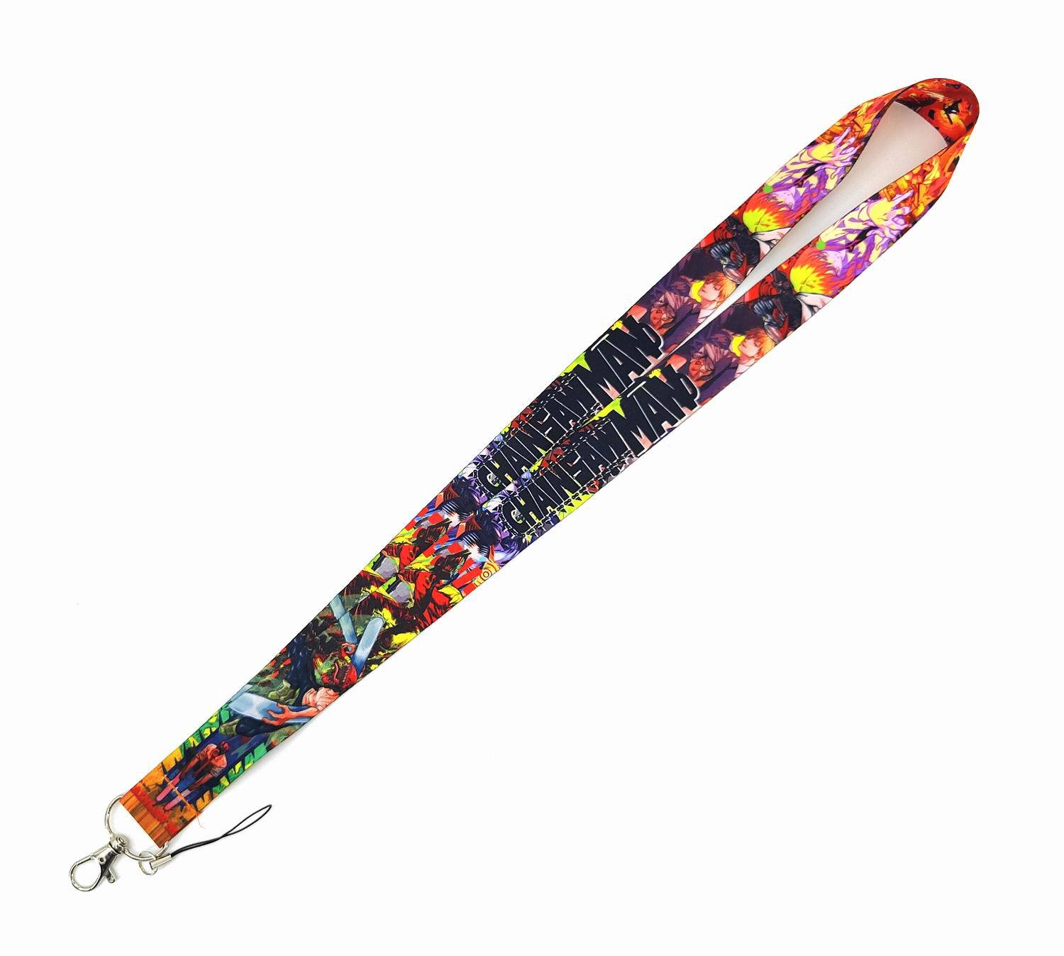 chainsaw man anime lanyard phonestrap price for 10 pcs 92*2.5cm