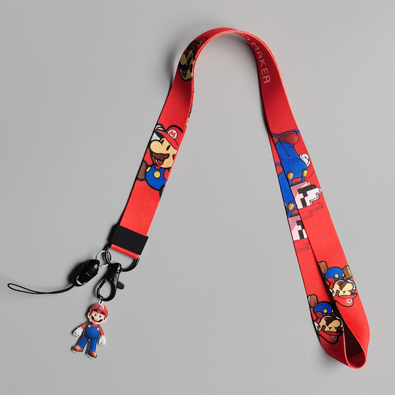 Superhero  anime lanyard phonestrap