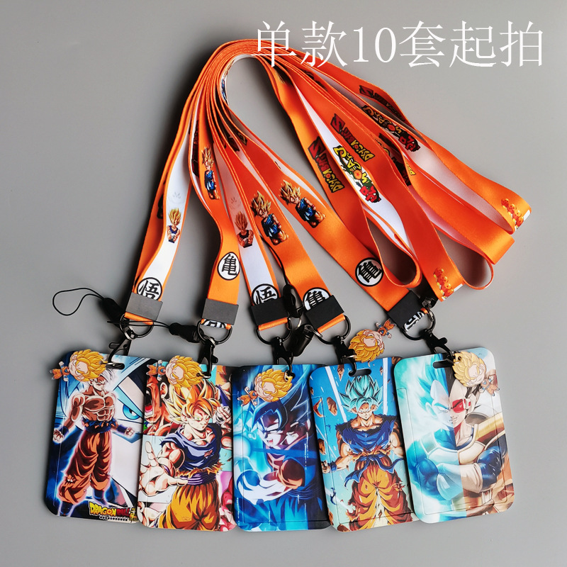 Dragon Ball anime lanyard phonestrap7*11cm price for 10 pcs