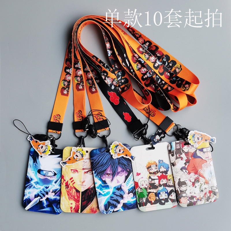 Naruto anime lanyard phonestrap7*10cm price for 10 pcs