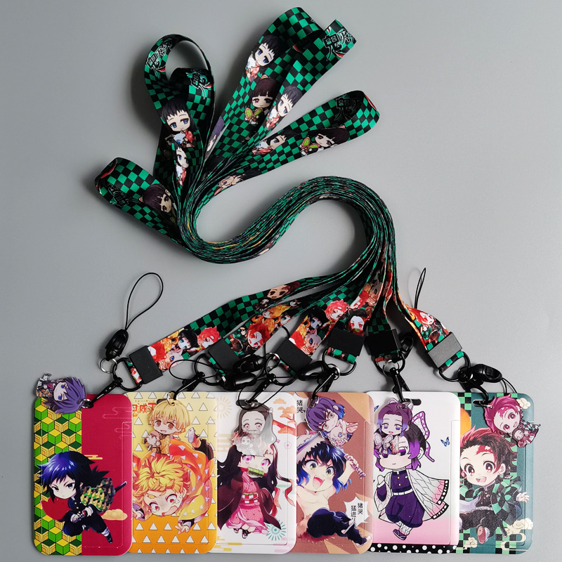demon slayer kimets anime lanyard phonestrap price for 10 pcs 7cm*11cm