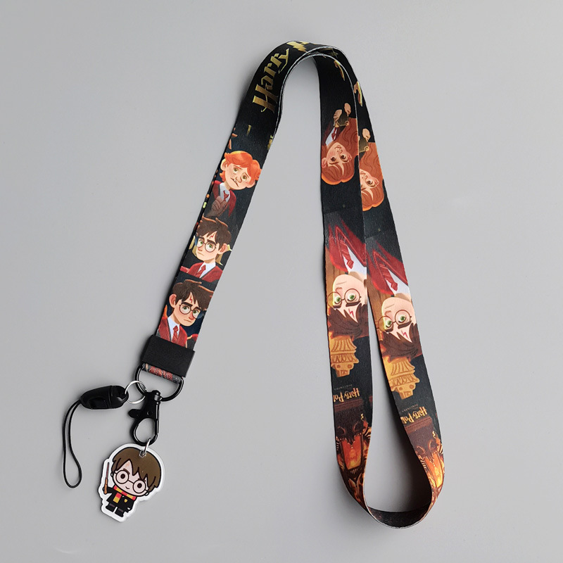 Harry Potter anime lanyard phonestrap