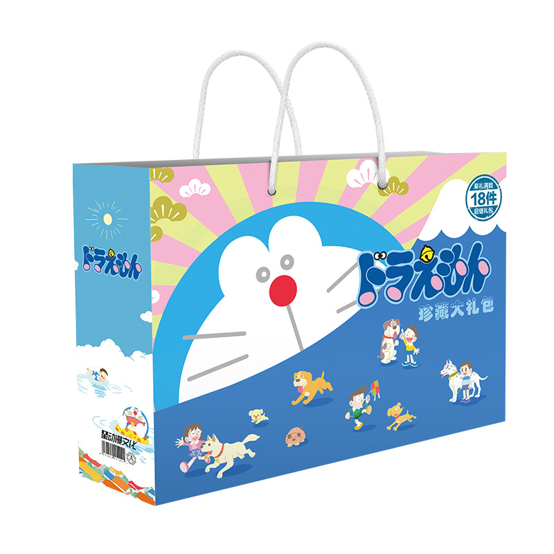 Doraemon anime gift box include 18 style gifts