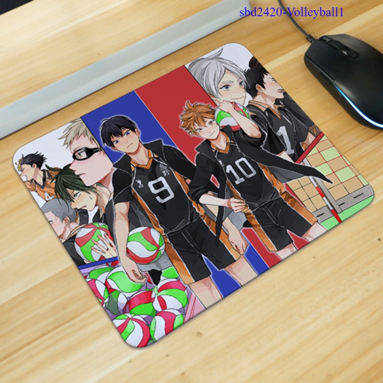 Haikyuu anime deskpad 300x250x3mm locking edge & 240X200X2mm non locking edge