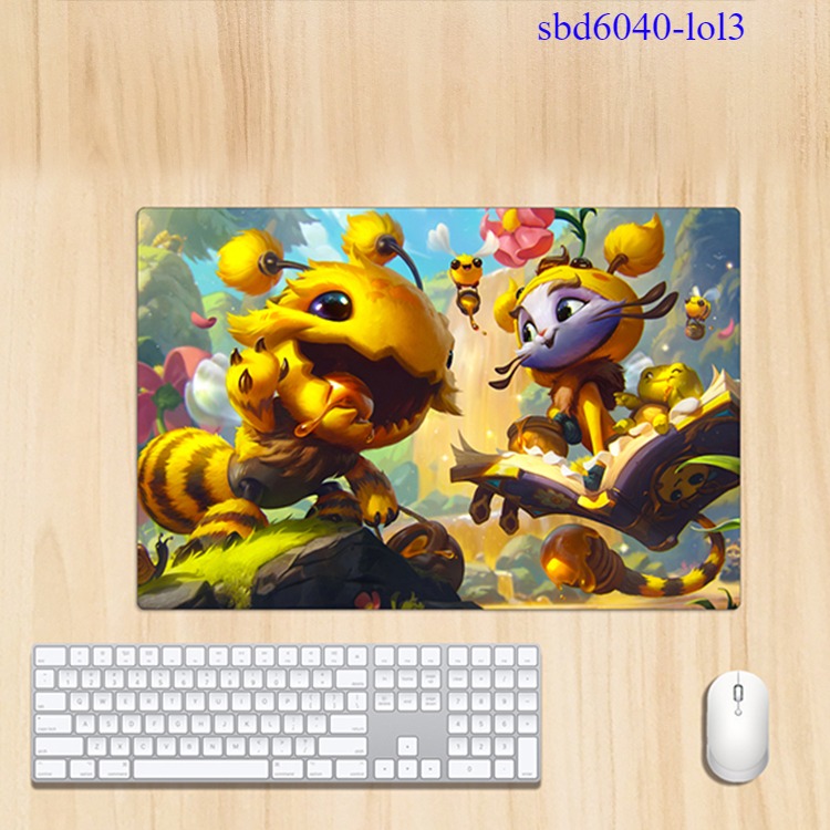 League of Legends anime desk mat 600X400x3mm