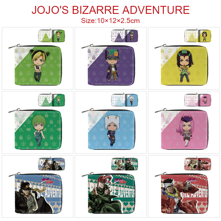 JoJos Bizarre Adventure anime  bag10*12*2.5cm
