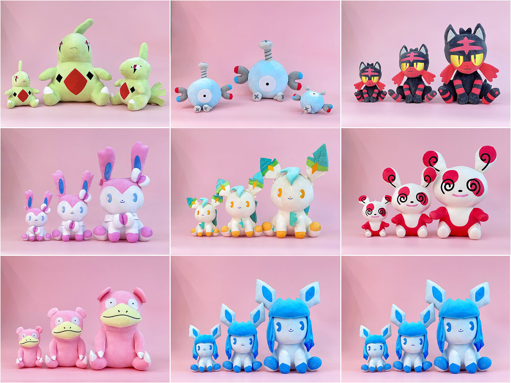 Pokemon anime anime Plush doll 18cm
