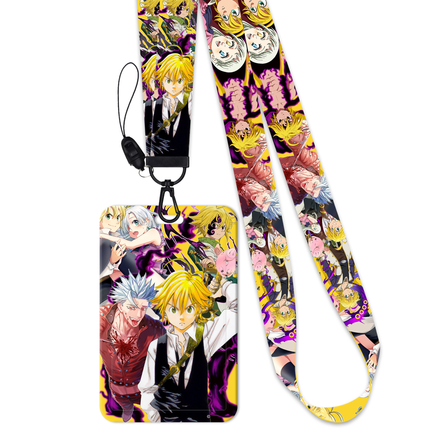 seven deadly sins anime lanyard phonestrap ( 45cm*2.5cm )