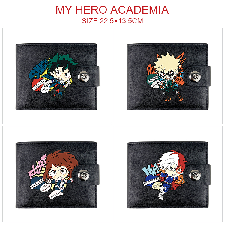 My Hero Academia anime wallet 22.5*13.5cm