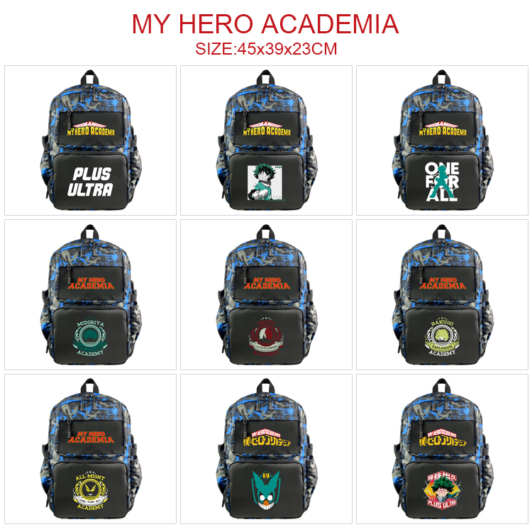 My Hero Academia anime Backpack bag