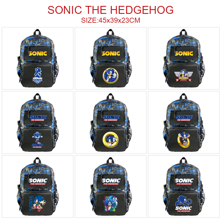 Sonic anime Backpack bag
