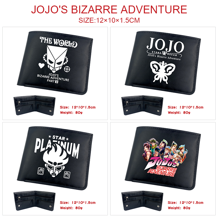 JoJos Bizarre Adventure anime wallet 12*10*1.5cm