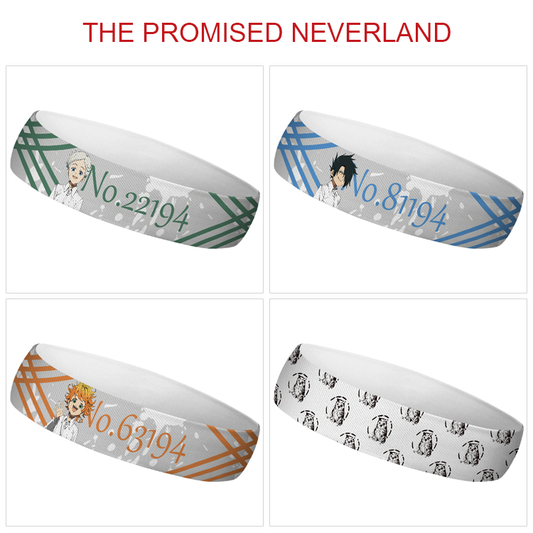 The Promised Neverland anime sweatband