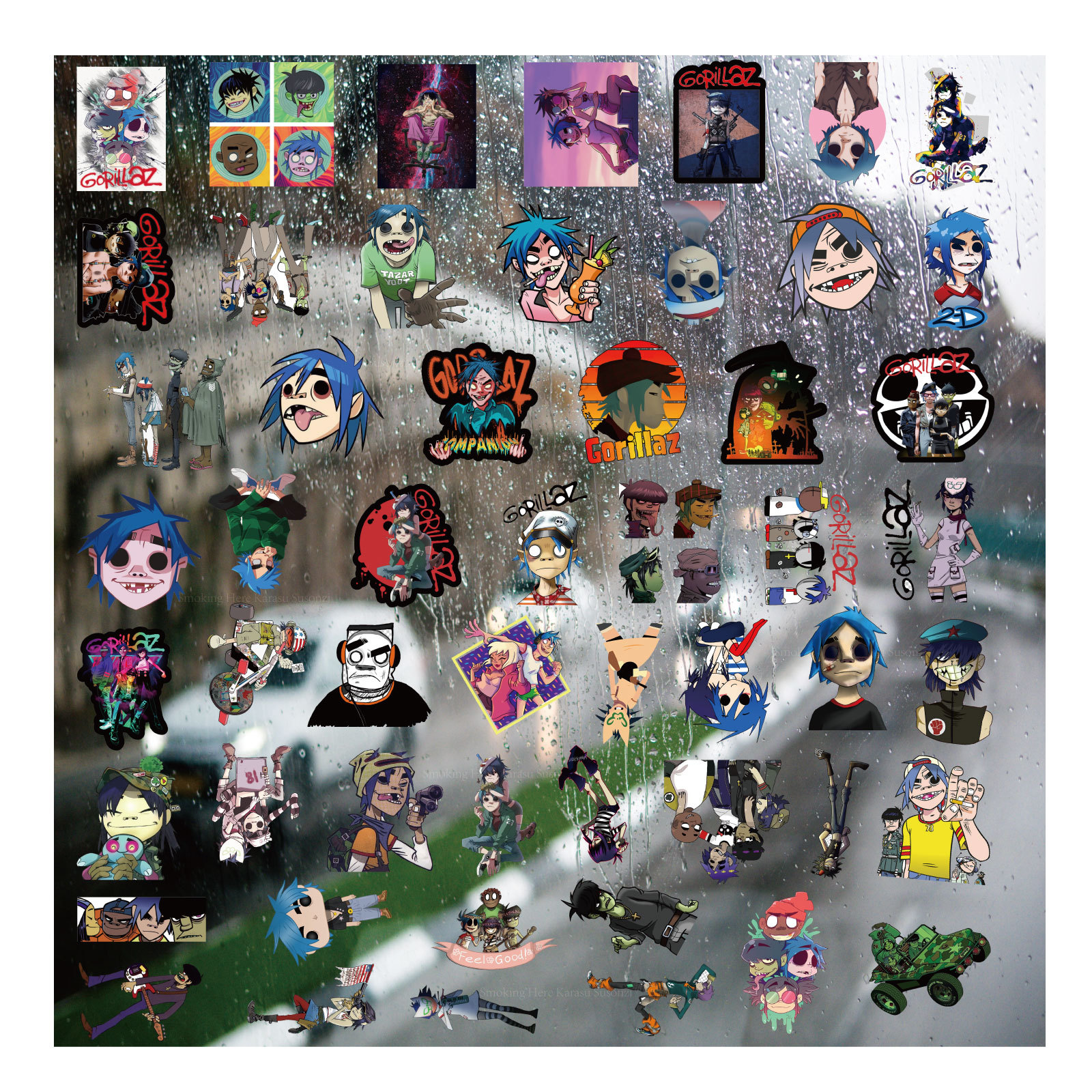 Street Fighter anime 3D sticker price for a set of 53pcs