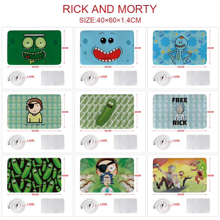 Rick and Morty  anime carpet 60*40cm