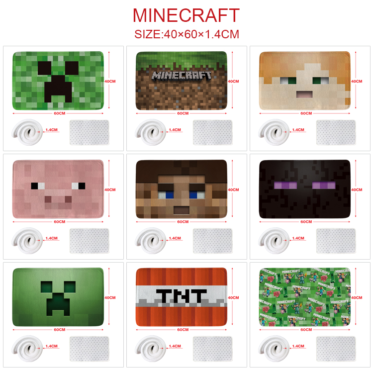 Minecraft anime carpet 60*40cm