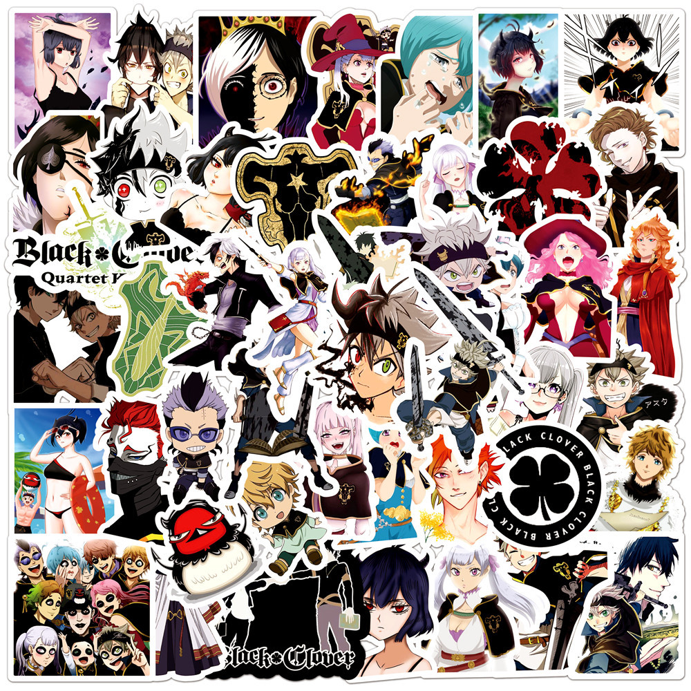 Black Clover anime waterproof stickers (50pcs a set)