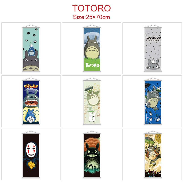 TOTORO anime wallscroll 25*70cm price for 5 pcs