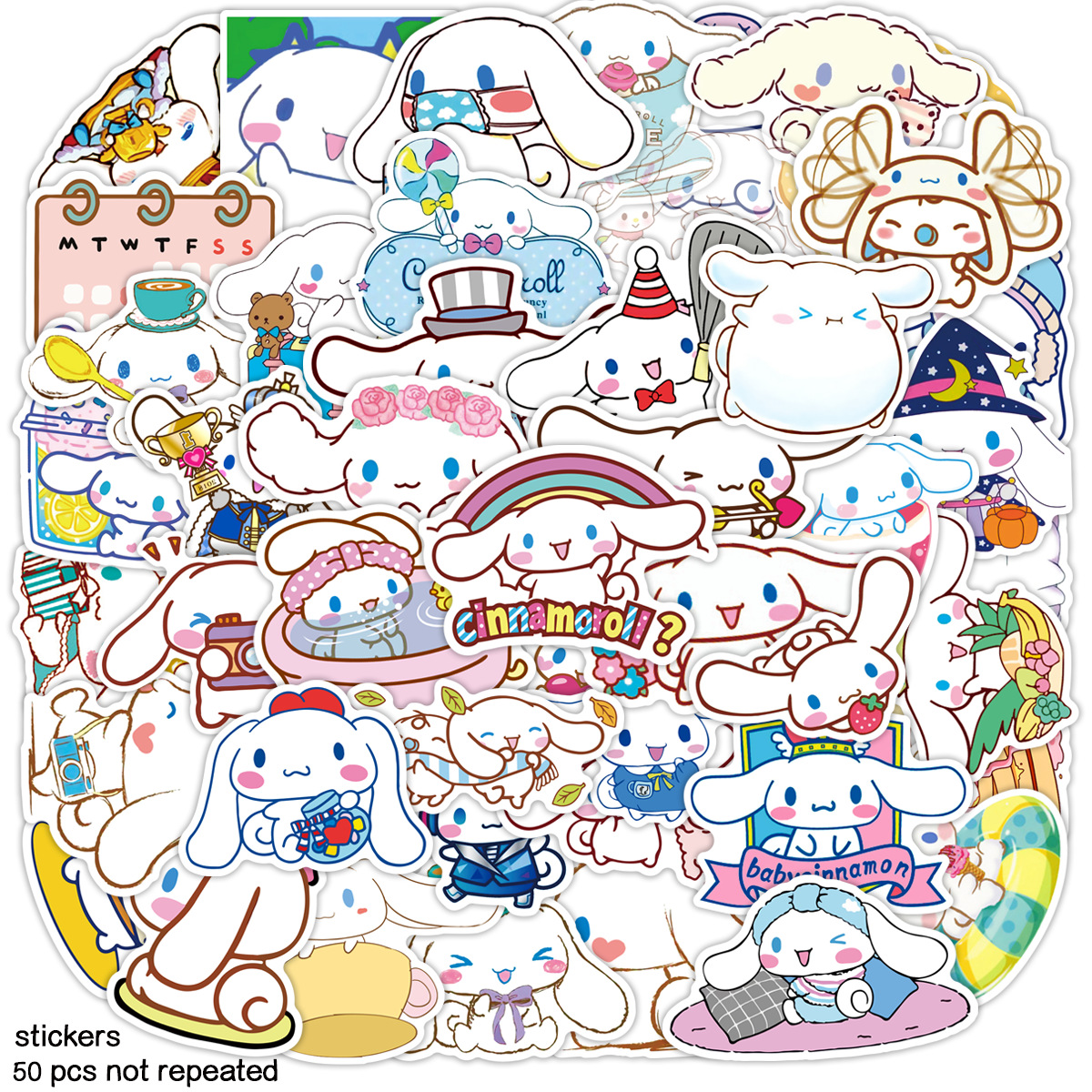Kuromi anime waterproof stickers (50pcs a set)