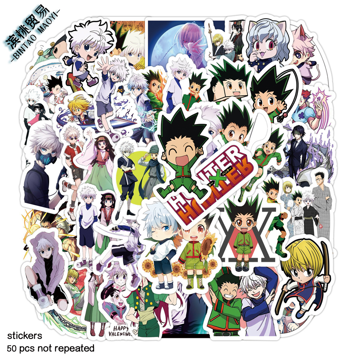 Hunter x Hunter anime waterproof stickers (50pcs a set)