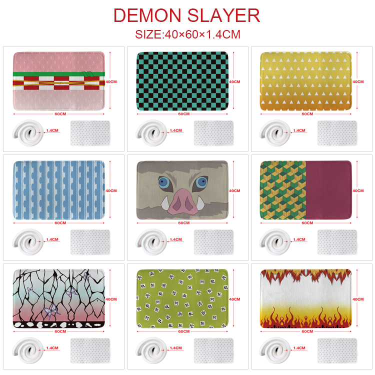 demon slayer kimets anime carpet 60*40cm