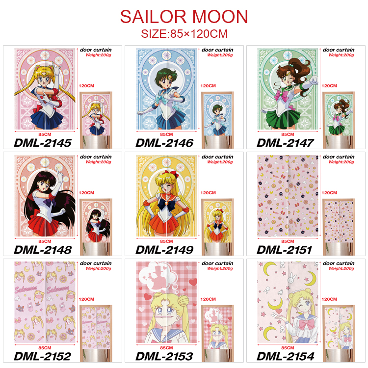 Sailor Moon Crystal anime door curtain 85*120cm