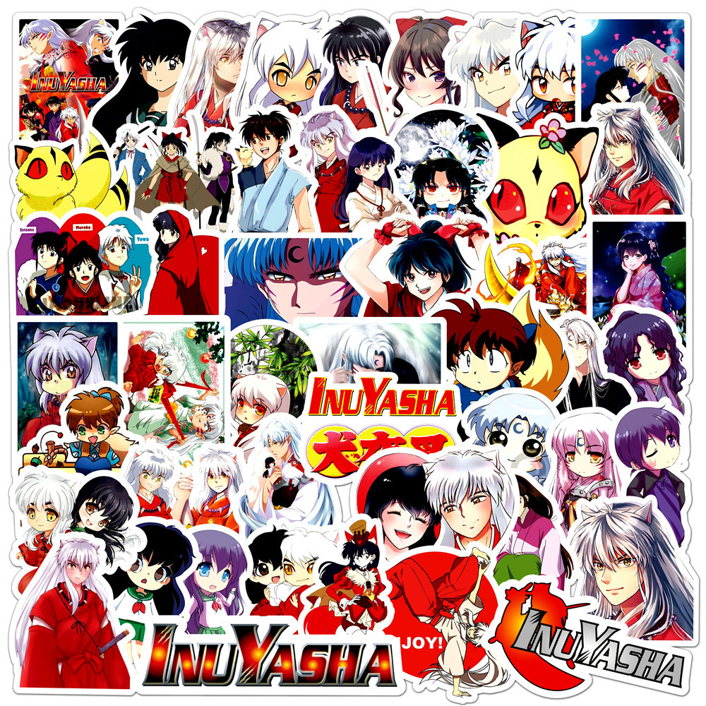 Inuyasha anime waterproof stickers (50pcs a set)