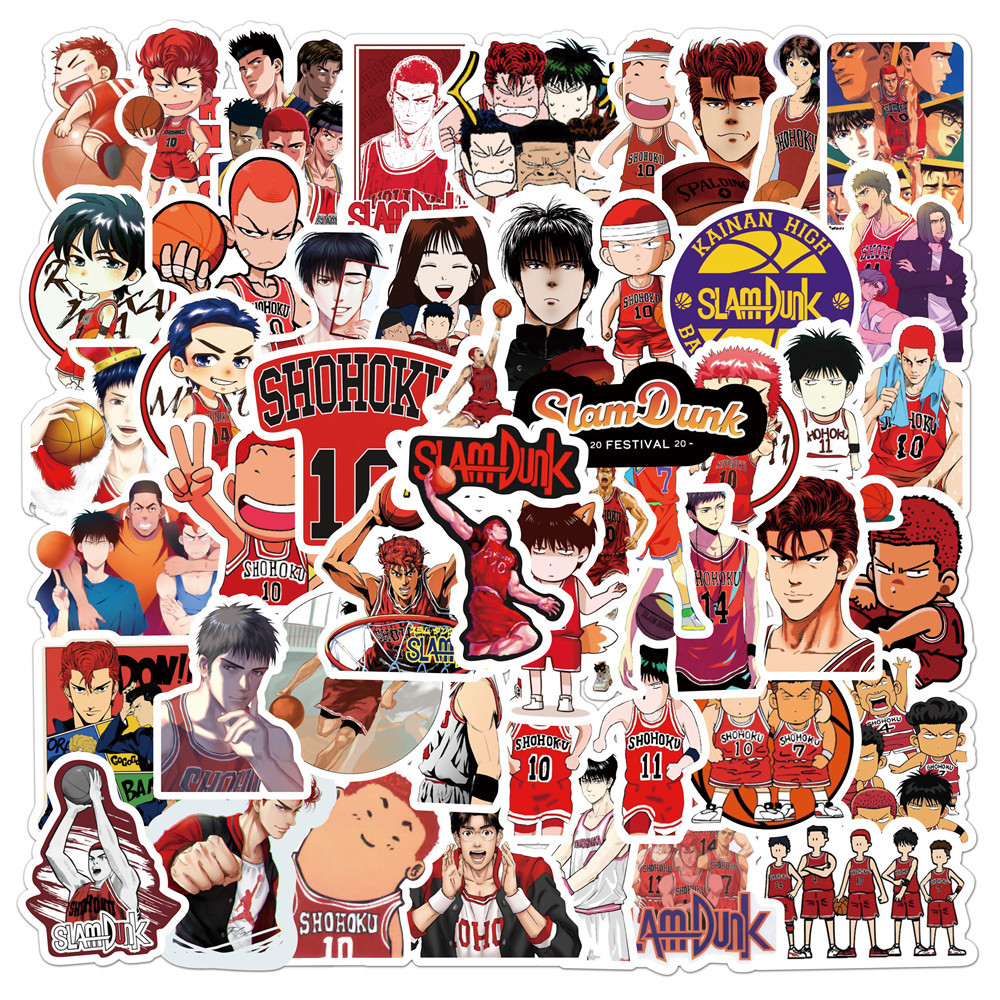 Slam dunk anime waterproof stickers (50pcs a set)