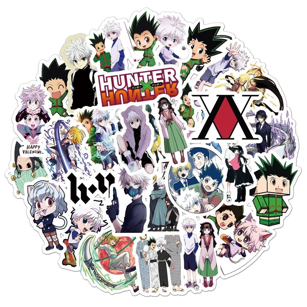 Hunter x Hunter anime waterproof stickers (50pcs a set)