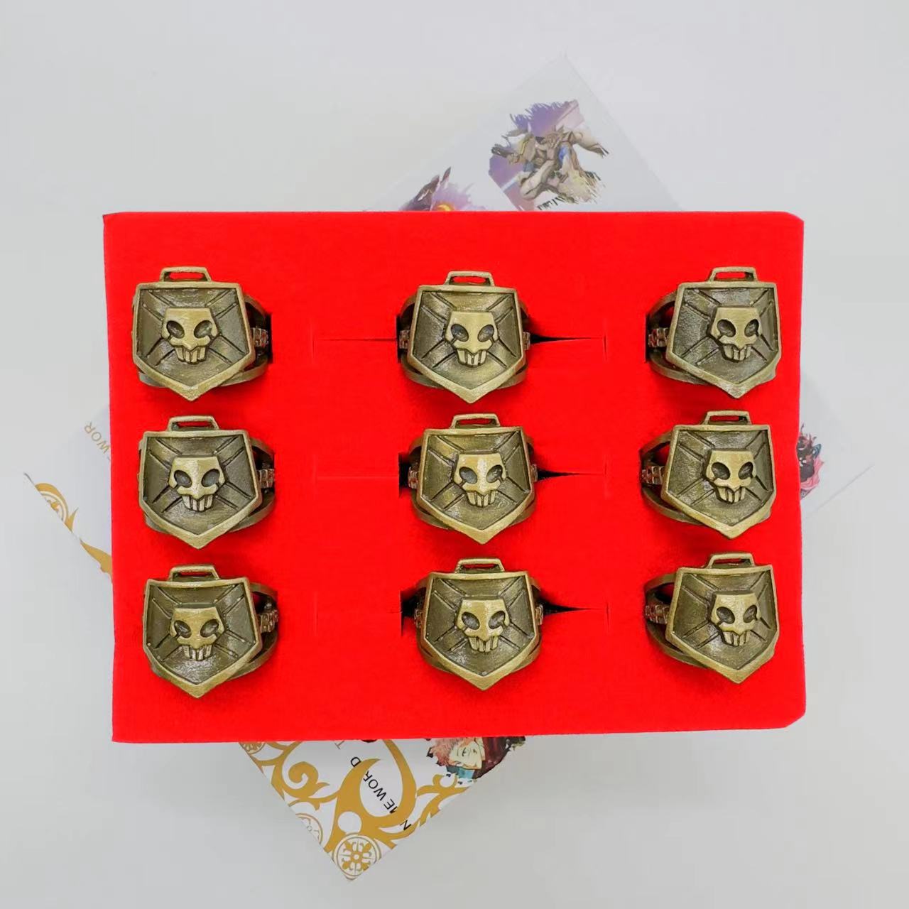 Bleach anime ring 9 pcs a set