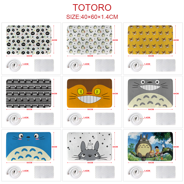 TOTORO anime carpet 60*40cm