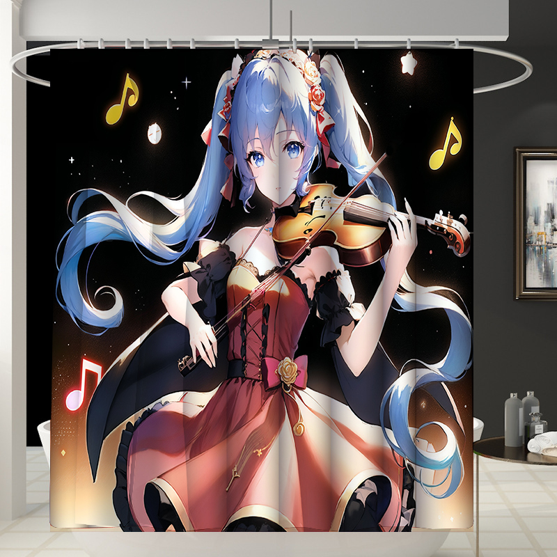 Hatsune Miku anime shower curtain 150*200cm