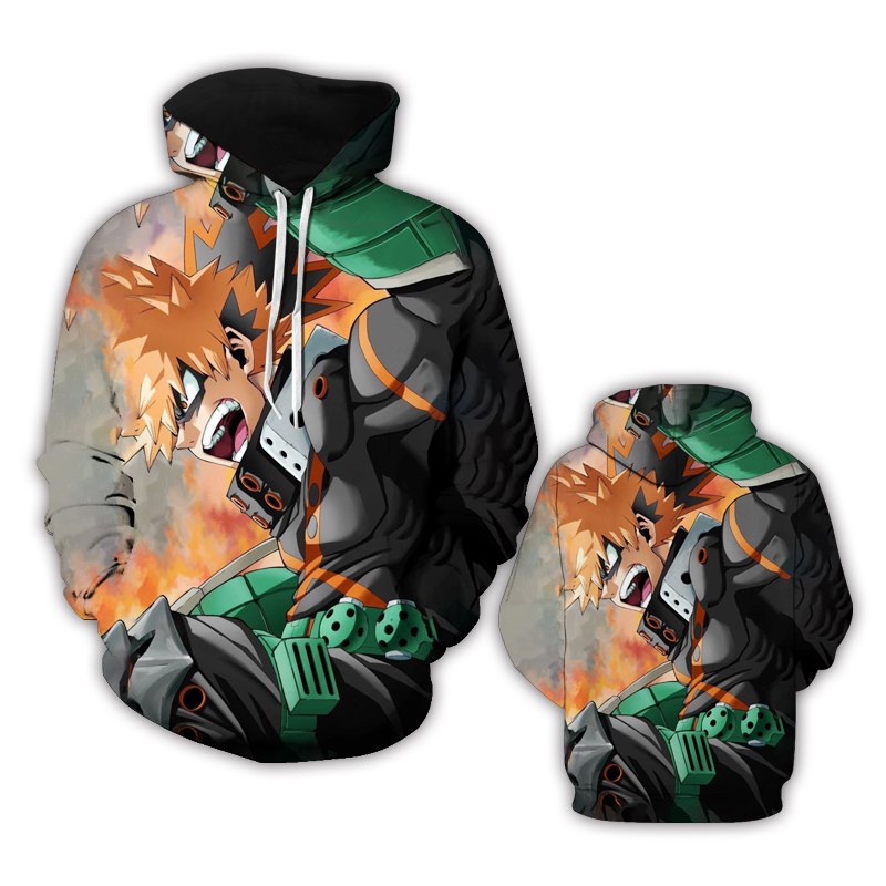 My Hero Academia anime hoodie