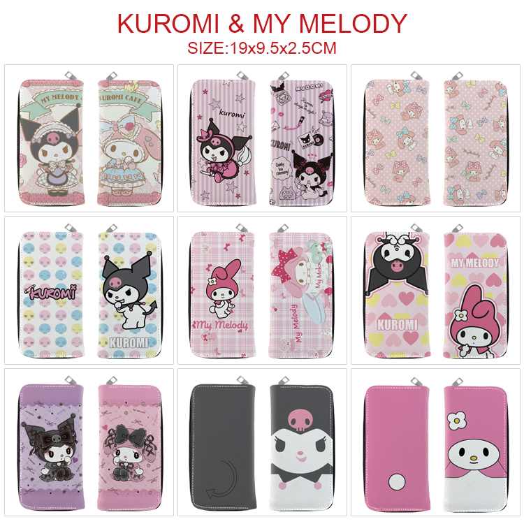Kuromi anime wallet 19*9.9*2.5cm