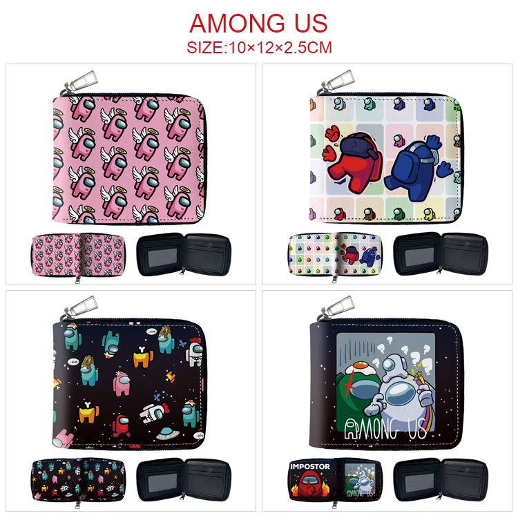 among us anime wallet 10*12*2.5cm