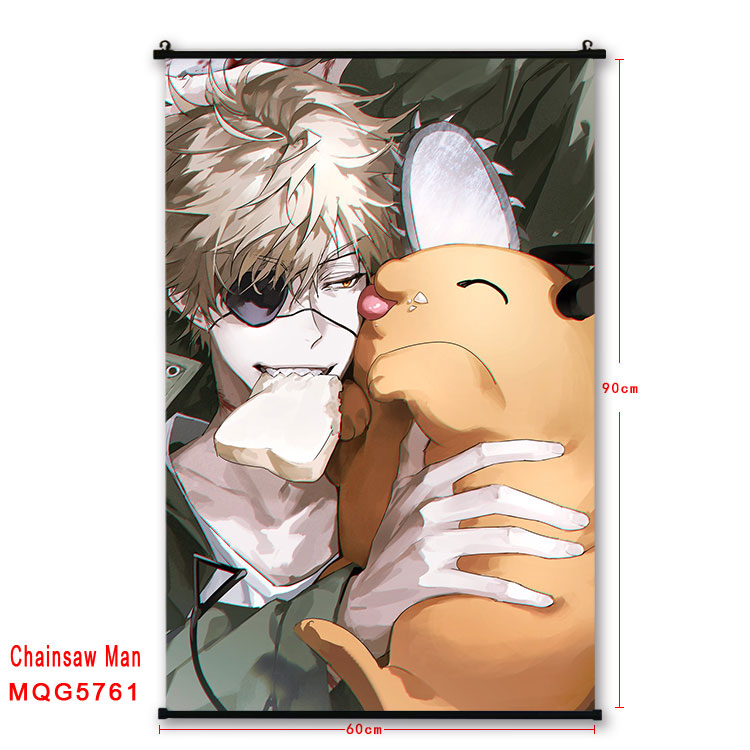 chainsaw man anime wallscroll 60*90cm