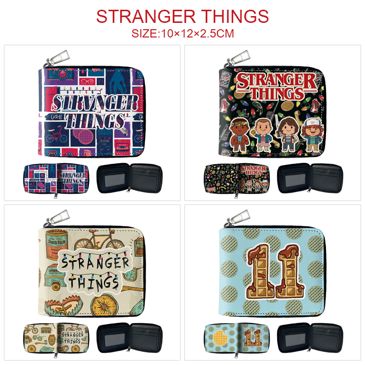 Stranger Things anime wallet 10*12*2.5cm