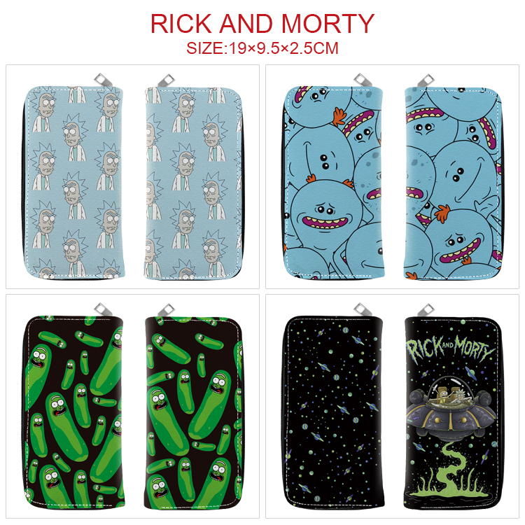 Rick and Morty  anime wallet 19*9.9*2.5cm