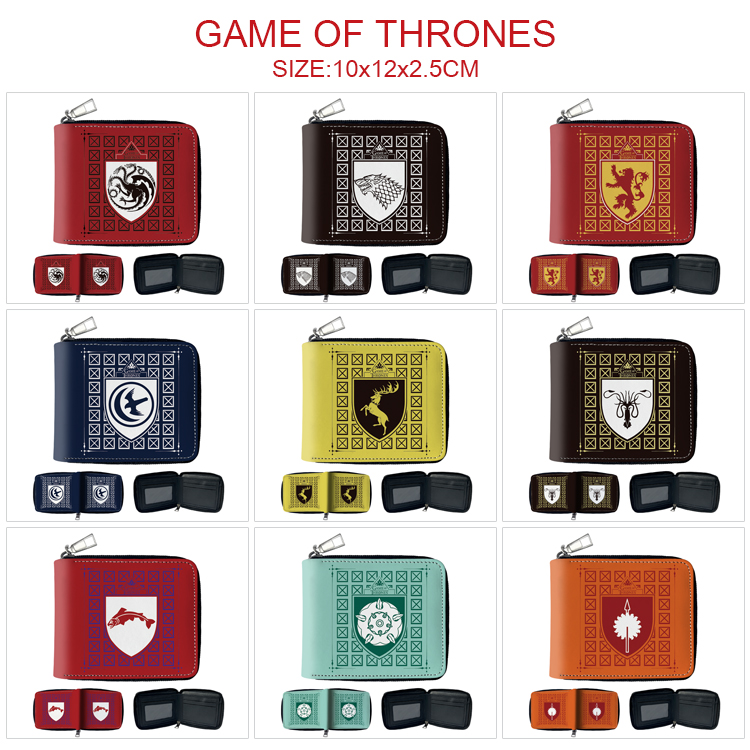 Game of Thrones anime wallet 10*12*2.5cm