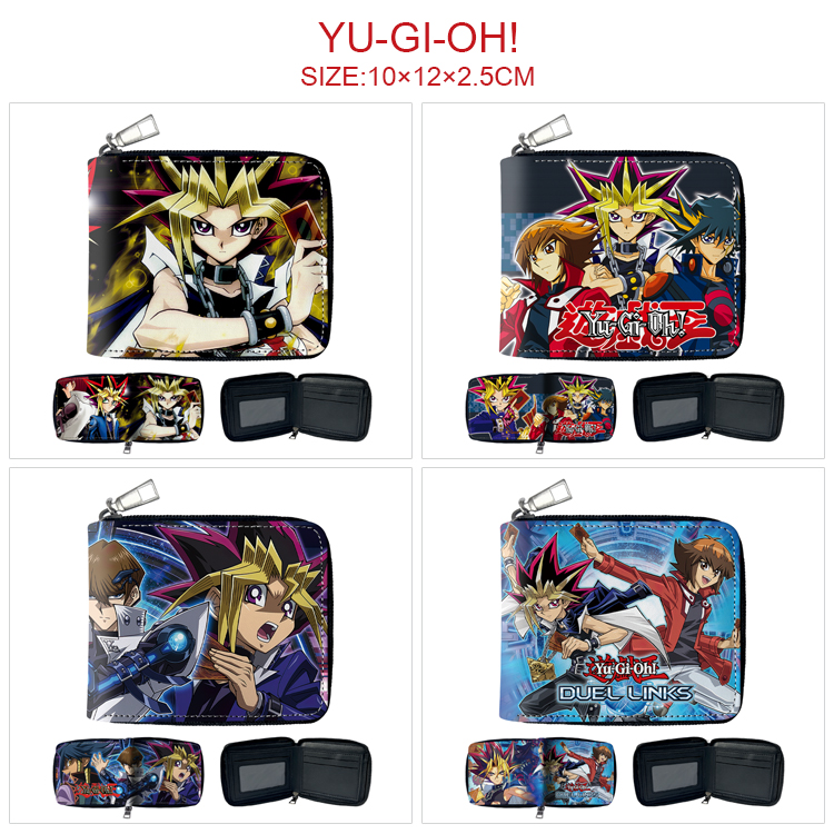 Yu Gi Oh anime wallet 10*12*2.5cm