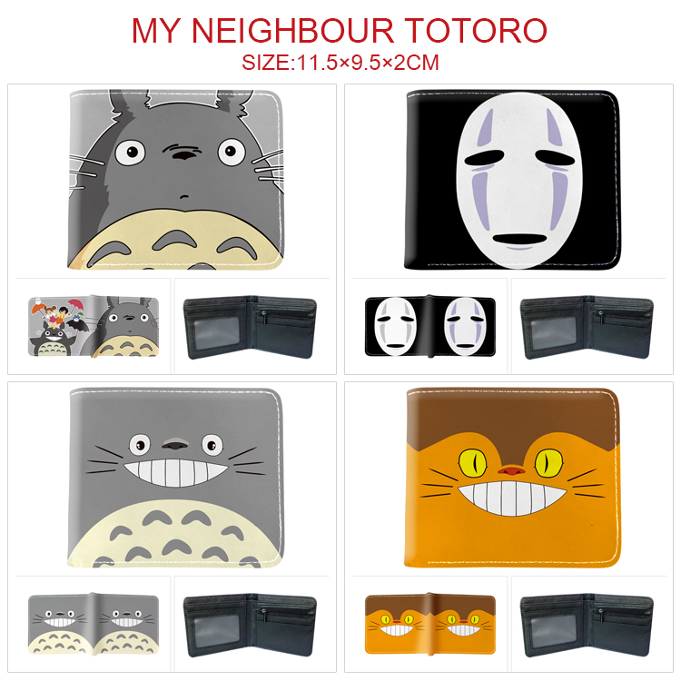 TOTORO anime wallet 11.5*9.5*2cm