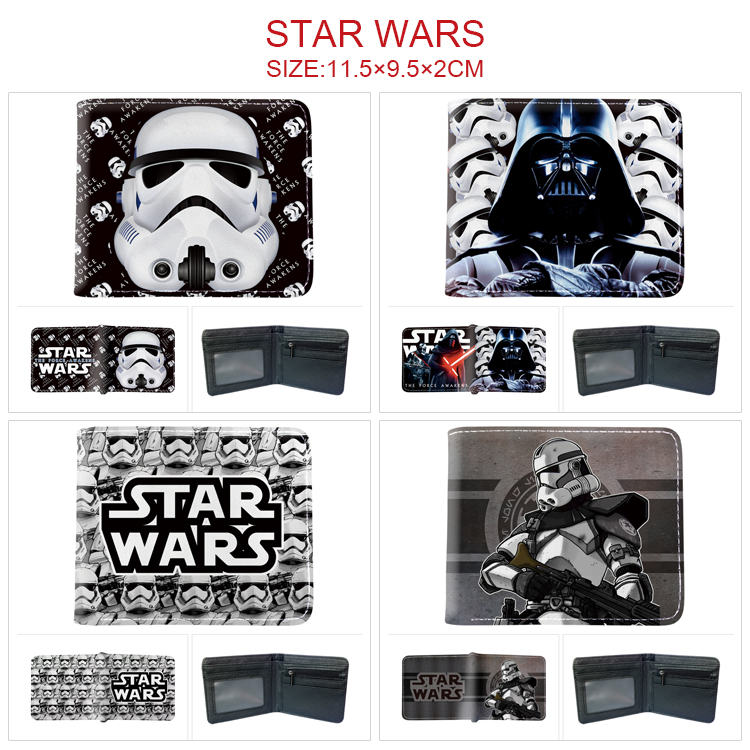 Star Wars anime wallet 11.5*9.5*2cm