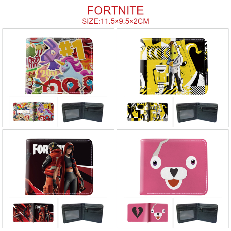 Fortnite anime wallet 11.5*9.5*2cm