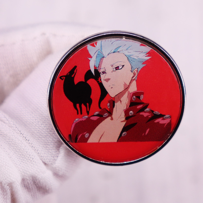 seven deadly sins anime Brooch