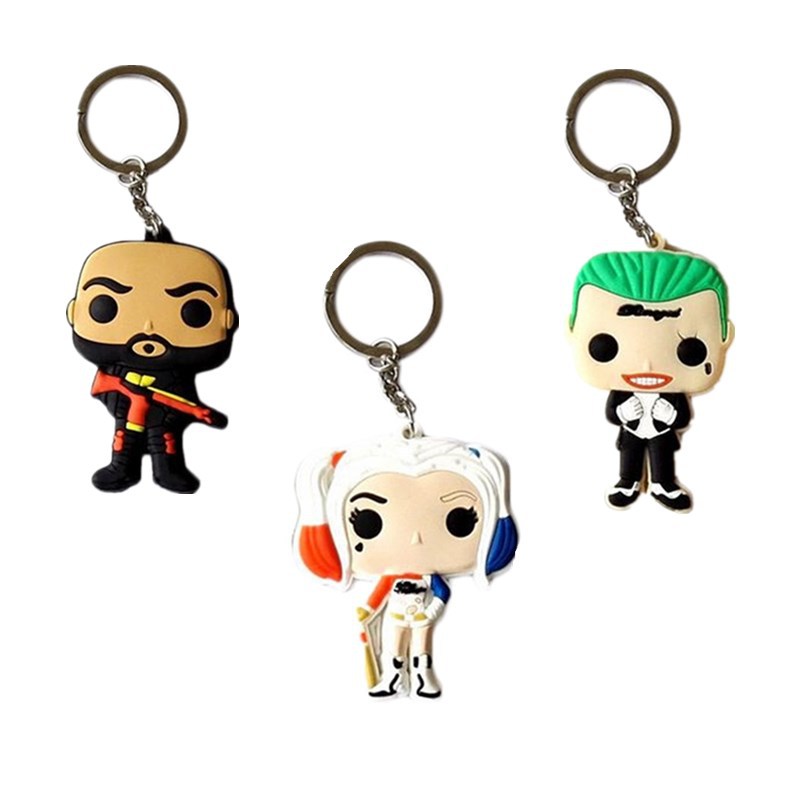 Suicide Squad anime keychain